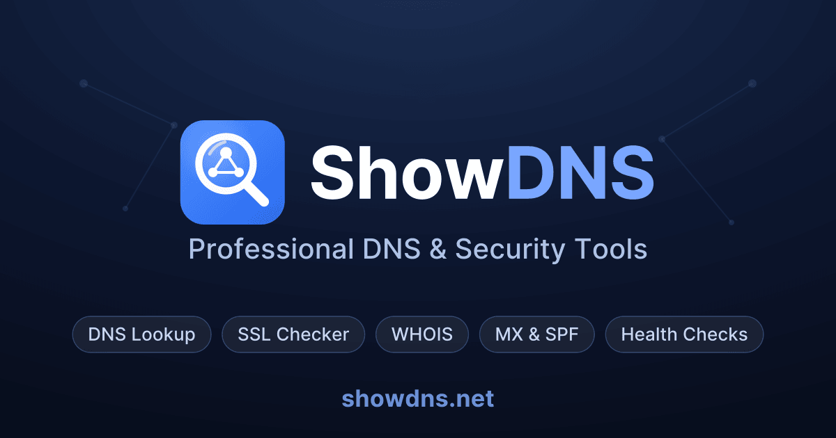ShowDNS logo